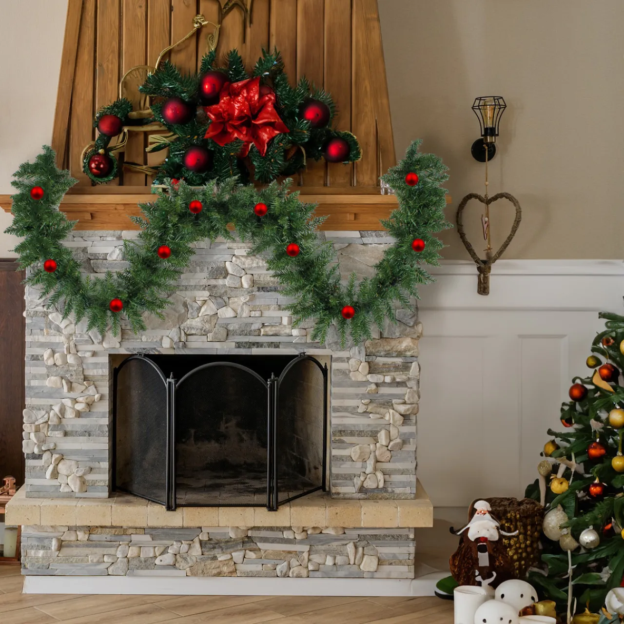 Hot Buffalo Fir Commercial Christmas Garland - 50' x 10" - Unlit Commercial