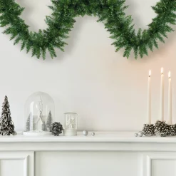 Hot Buffalo Fir Commercial Christmas Garland - 50' x 10