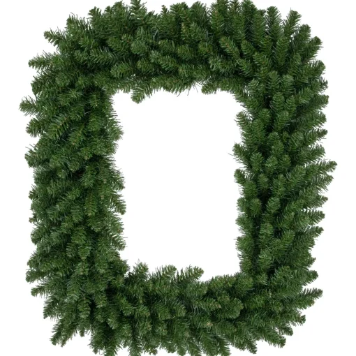 Best Buffalo Fir Rectangular Artificial Christmas Wreath - 36" - Unlit Unlit