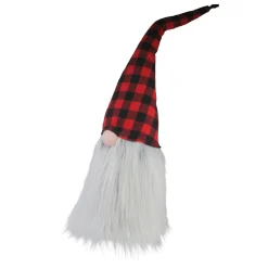 Buffalo Plaid Christmas Gnome Head Figure - 28