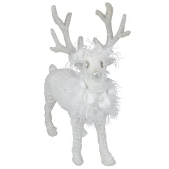 Sale Cable Knit Sweater Standing Reindeer Christmas Figure - 13.5