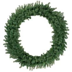 Clearance Canadian Pine Commercial Size Artificial Christmas Wreath - 5' - Unlit Unlit