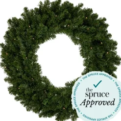 Clearance Canadian Pine Commercial Size Artificial Christmas Wreath - 12' - Unlit Commercial