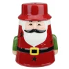 Ceramic Santa Christmas Gnome Tealight Candle Holder - 7.25" - Red Candle Holders