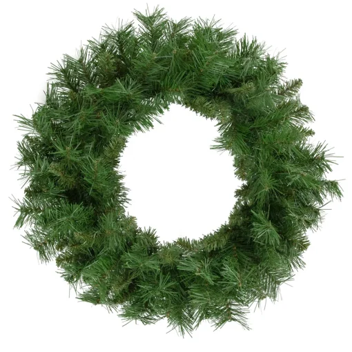Clearance Chatham Pine Artificial Christmas Wreath, 24-Inch, Unlit Unlit