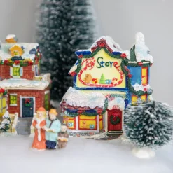 Hot Children's Toy Store Christmas Village Building Decoration - 4" Building Sets