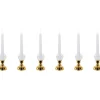 Online Christmas Candle Lamps with Remote and Timer - 10" - White - Set of 6 Candle Lamps