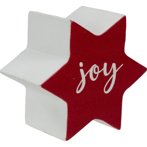 Hot Christmas "Joy" Countdown Advent Calendar - 24" - Red and White Advent Calendars