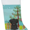 Best Christmas Tree and Black Labrador Christmas Stocking BB1607CS Stockings