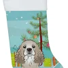 Hot Christmas Tree and Cocker Spaniel Christmas Stocking BB1588CS Stockings
