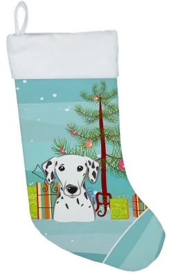 Outlet Christmas Tree and Dalmatian Christmas Stocking BB1582CS Stockings