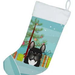 Christmas Tree and French Bulldog Christmas Stocking BB1599CS Stockings