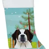 Sale Christmas Tree and Saint Bernard Christmas Stocking BB1618CS Stockings