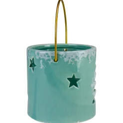 Sale Christmas Tree and Star Cut Out Tea Light Candle Holder - 3.75