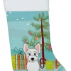 Clearance Christmas Tree and Westie Christmas Stocking BB1598CS Stockings