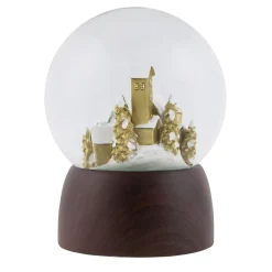 Christmas Village in the Woods Musical Snow Globe - 6.5