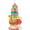 New Piled-High Sleigh Glass Christmas Ornament 1021677 Collectibles