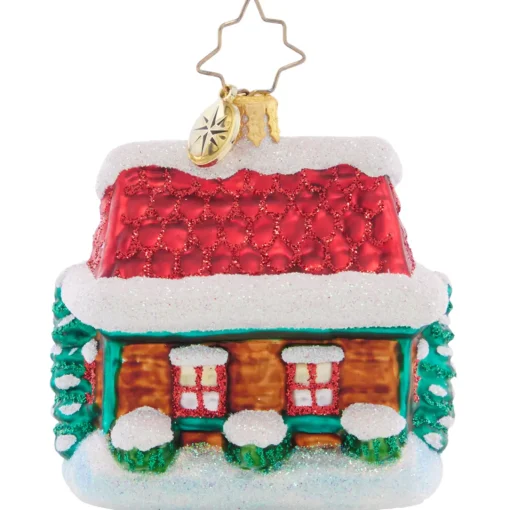 The Coziest Cottage Gem Glass Christmas Ornament 1021425 Collectibles