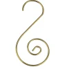 Club Pack of 40 Gold Christmas Ornament Hooks 1.75" Storage