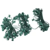 Commercial C9 Christmas Light Socket Set - 100' - 12" Spacing Green Wire C7 & C9 Lights