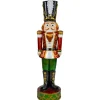 Clearance Commercial Christmas Nutcracker Soldier with Decorative Base - 5.25' - Red and Green Nutcrackers