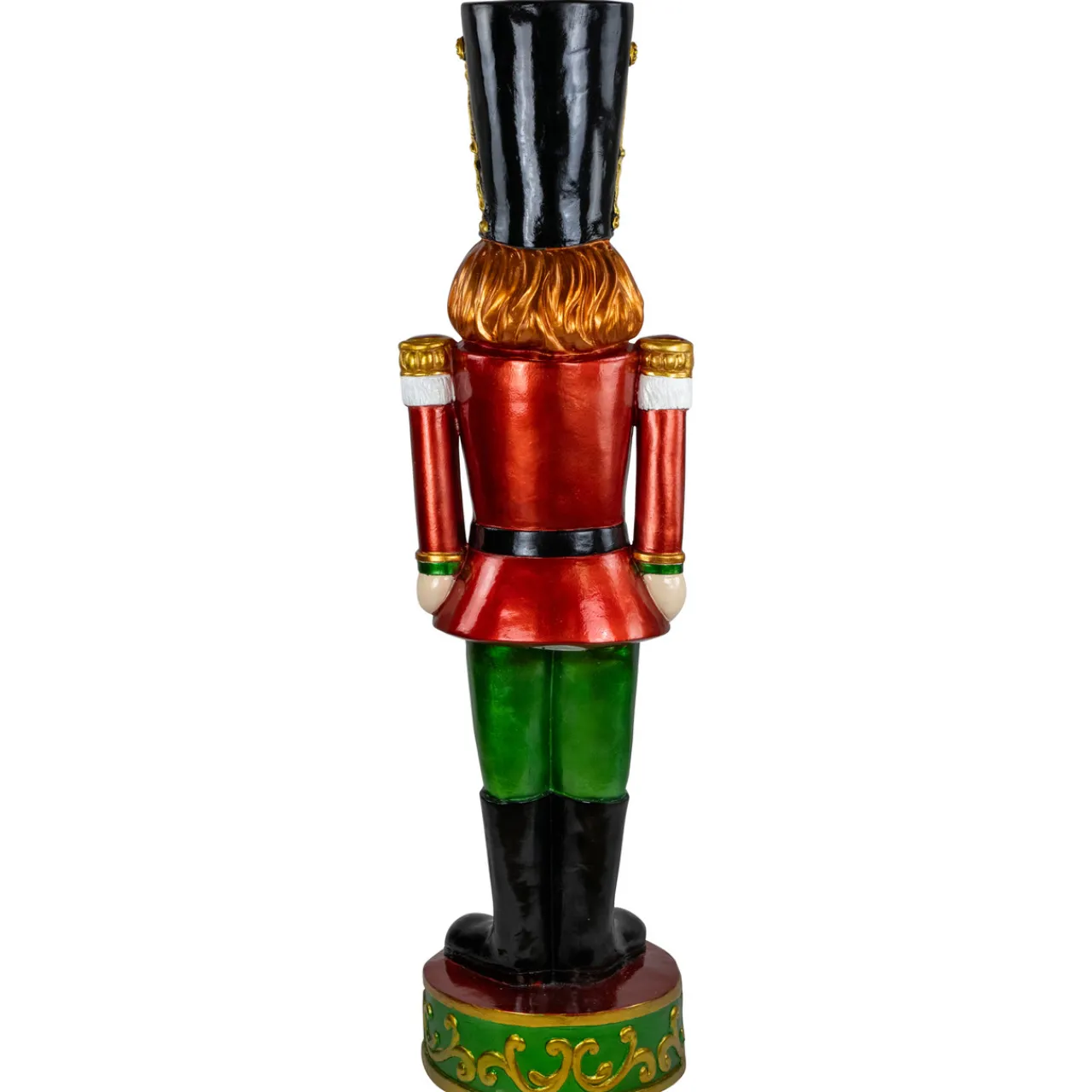 Clearance Commercial Christmas Nutcracker Soldier with Decorative Base - 5.25' - Red and Green Nutcrackers