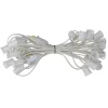Hot Commercial Grade C9 Christmas Light Socket Set - 25' - White Wire C7 & C9 Lights