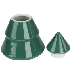 Best Contemporary Ceramic Christmas Tree Container - 6.25" - Green Trees