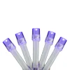 Best 15-Count Battery Operated Purple LED Micro Christmas Lights - 4.8 ft Purple Wire Battery Operated