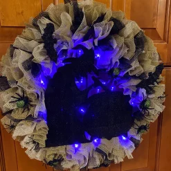 Best 15-Count Battery Operated Purple LED Micro Christmas Lights - 4.8 ft Purple Wire Battery Operated