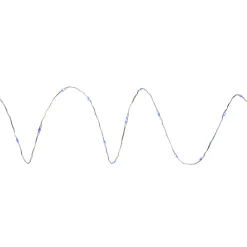 New 50-Count Blue LED Micro Fairy Christmas Lights - 16ft, Copper Wire Fairys