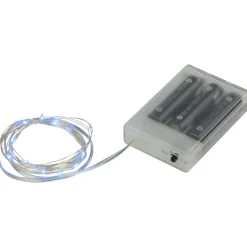 Sale 20-Count Blue LED Micro Fairy Christmas Lights - 6ft, Copper Wire Fairys