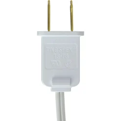 Online 3-Count Clear C7 Christmas Light Set, 8ft White Wire C7 & C9 Lights