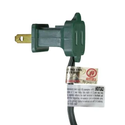 Online 100-Count Clear Perm-O-Snap Mini Christmas Light Set, 49.3ft Green Wire Incandescent
