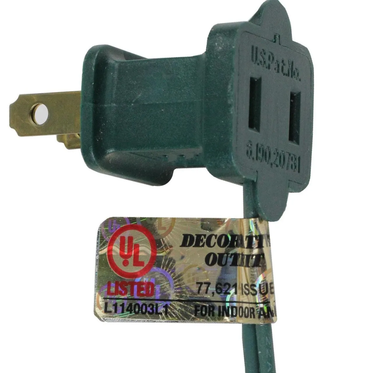 Hot 25-Count Clear Transparent C9 Christmas String Light Set, 24ft Green Wire C7 & C9 Lights