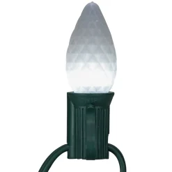 Sale 25-Count Faceted LED C7 Pure White Christmas Replacement Bulbs Replacement Bulbs