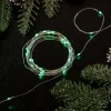 New 20-Count Green LED Micro Fairy Christmas Lights - 6ft, Copper Wire Fairys