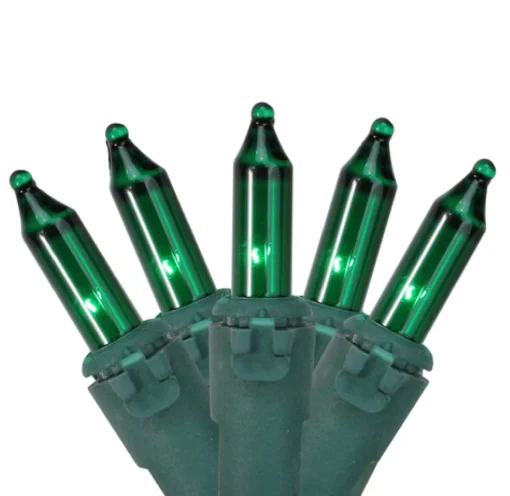 New 150-Count Green Mini Incandescent Net Style Christmas Lights - 6ft Green Wire Net Lights
