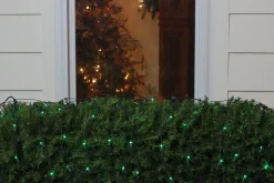 New 150-Count Green Mini Incandescent Net Style Christmas Lights - 6ft Green Wire Net Lights