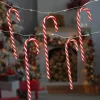 Discount 10-Count LED Micro Fairy Christmas Lights with Candy Canes Battery Operated