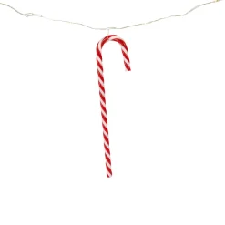 Discount 10-Count LED Micro Fairy Christmas Lights with Candy Canes Battery Operated