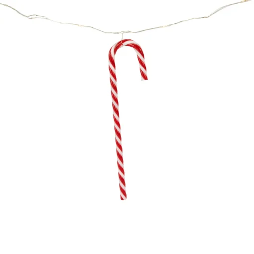 Discount 10-Count LED Micro Fairy Christmas Lights with Candy Canes Battery Operated