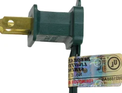 Outlet 25-Count Orange Opaque C9 Christmas Light Set, 25ft Green Wire C7 & C9 Lights