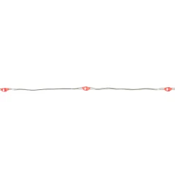 Discount 20-Count Red LED Micro Fairy Christmas Lights - 6ft, Copper Wire Fairys