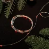 Online 50-Count Red LED Micro Fairy Christmas Lights - 16ft, Copper Wire Fairys
