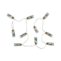 Best 10-Count Tree in a Bottle Christmas String Lights - LED Warm White - 3' Clear Wire Battery Operated