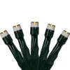 Online 50-Count Warm White LED Micro Wide Angle Christmas Lights, 32ft Green Wire Battery Operated