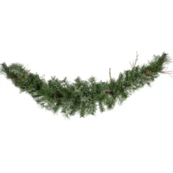 New Country Mixed Pine with Pinecones Artificial Christmas Garland - 6' x 9