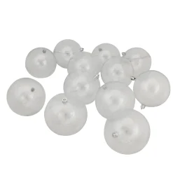 Discount 12ct Clear Shatterproof Shiny Christmas Ball Ornaments 4
