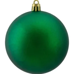 Best 32ct Green Shatterproof Matte Christmas Ball Ornaments 3.25" (80mm) Shatterproof Balls|Ball Ornaments